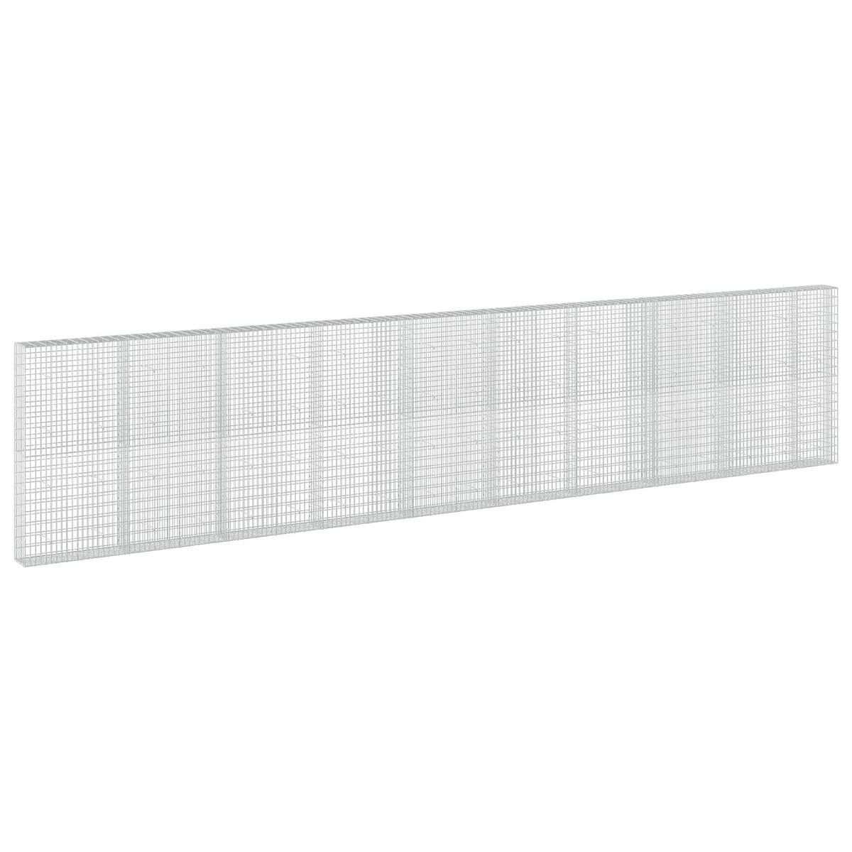 vidaXL Gabion z drutem 5 mm i siatką 5x10 cm 950x30x200 cm