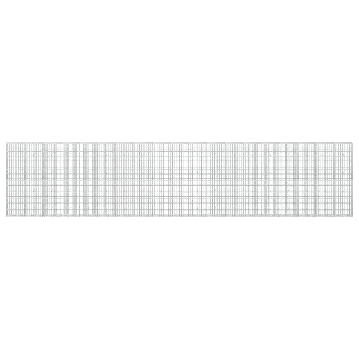 vidaXL Gabion z drutem 5 mm i siatką 5x10 cm 950x30x200 cm