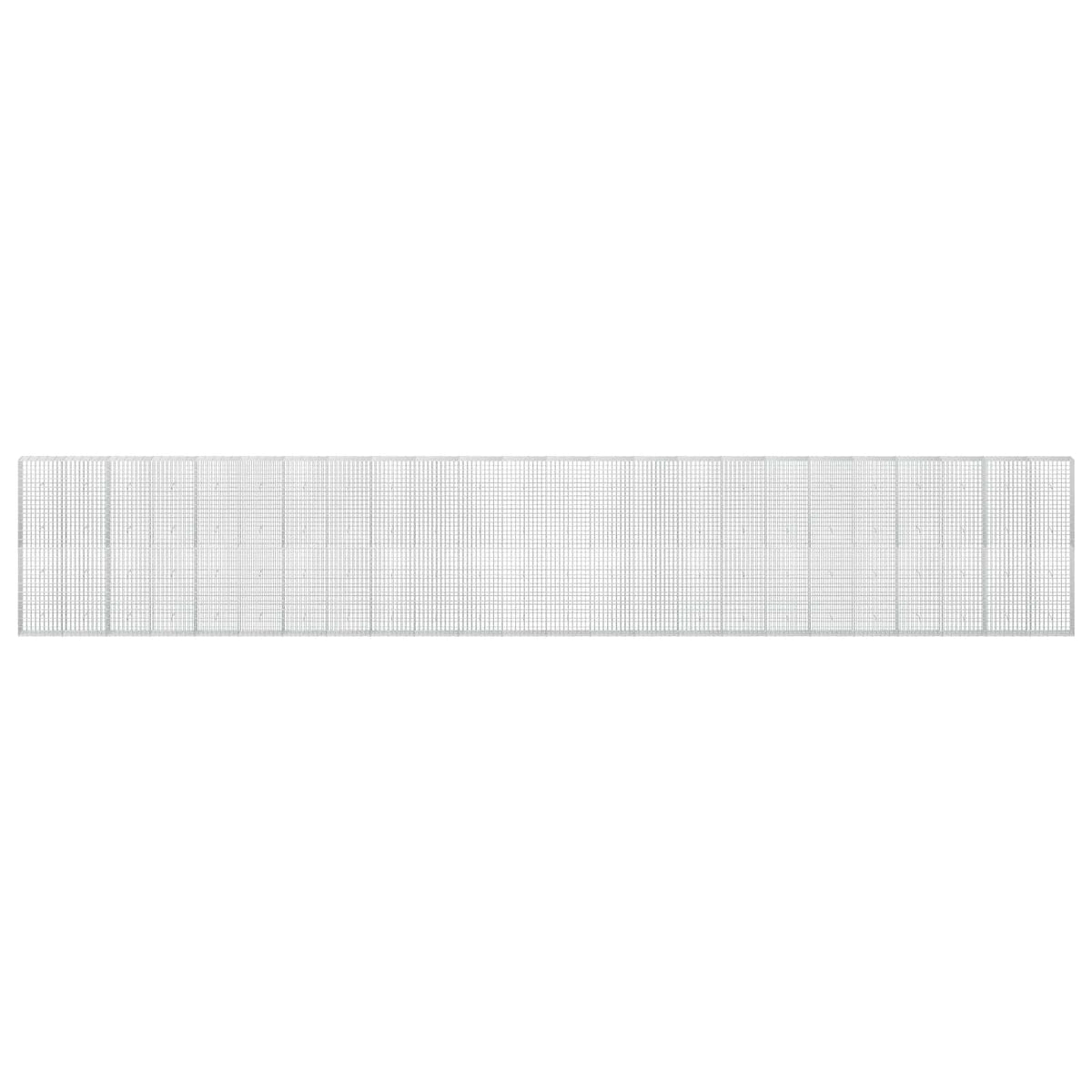 vidaXL Gabion z drutem 5 mm i siatką 5x10 cm 1200x30x200 cm