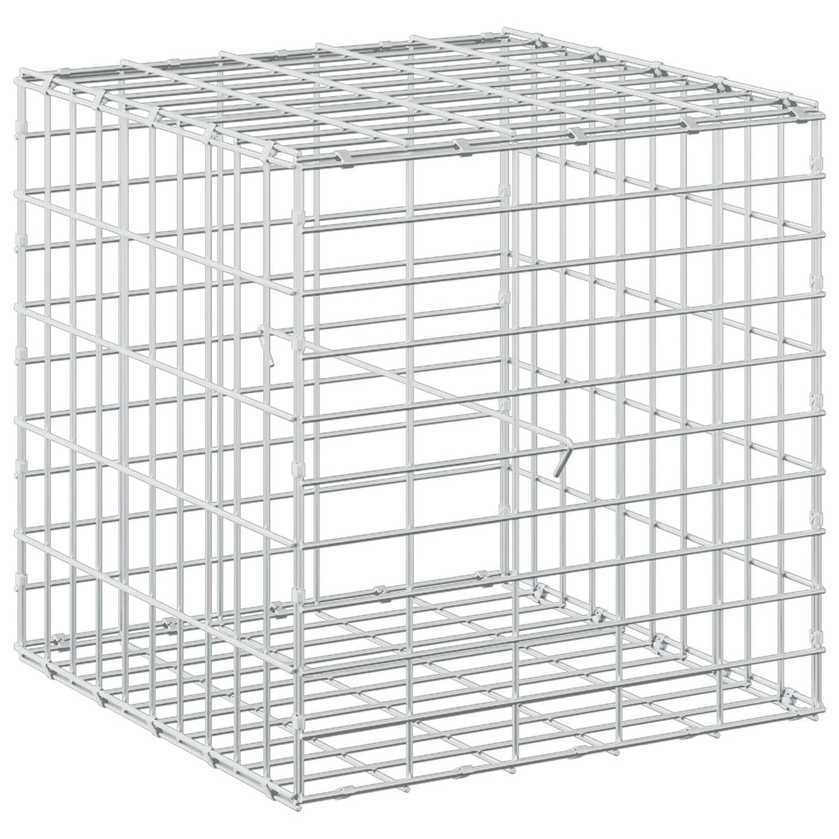 vidaXL Gabion z drutem 5 mm i siatką 5x10 cm 50x50x50 cm