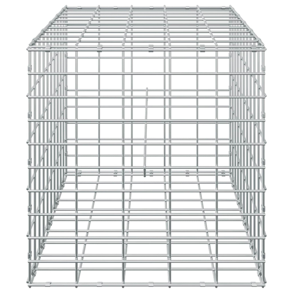 vidaXL Gabion z drutem 5 mm i siatką 5x10 cm 50x50x50 cm