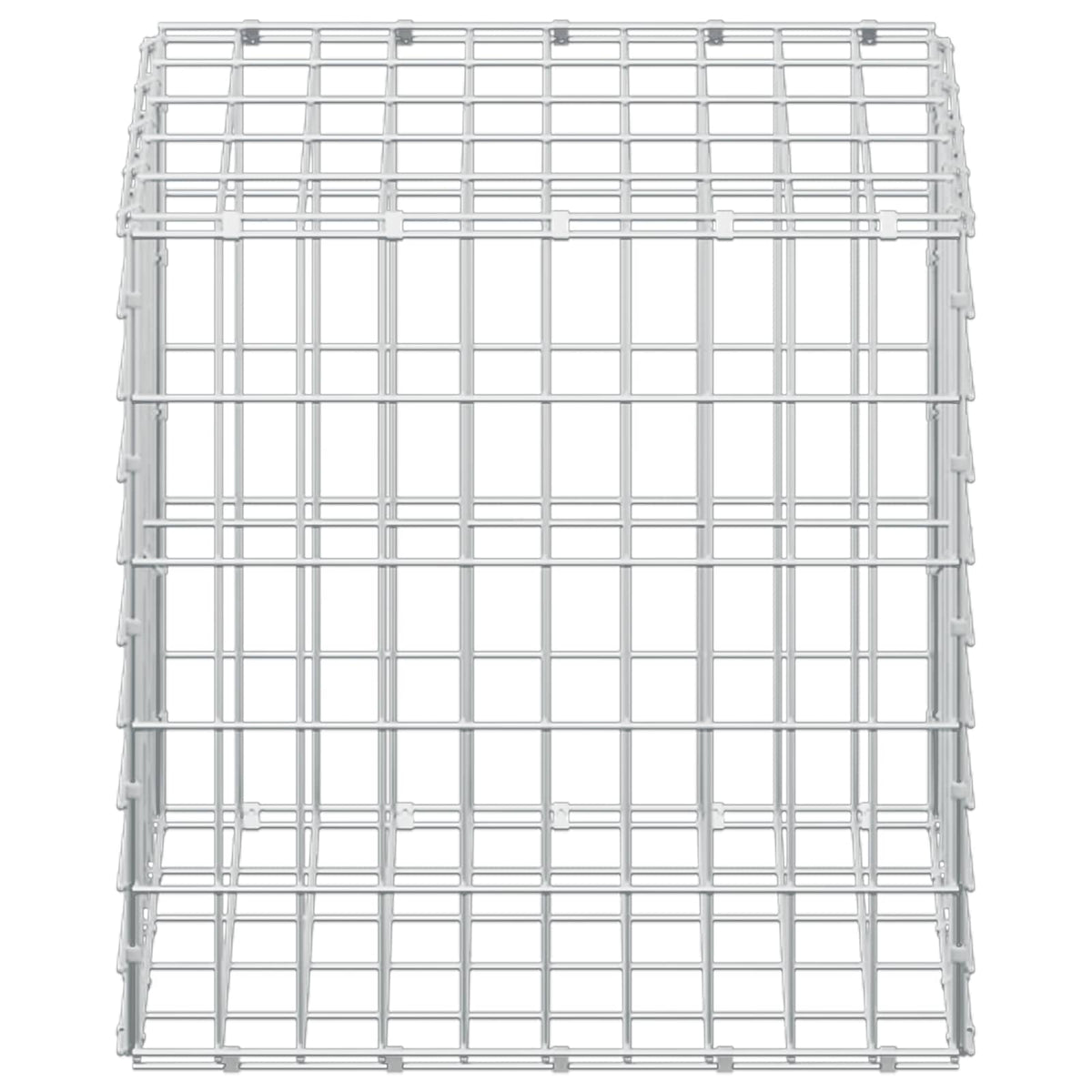 vidaXL Gabion z drutem 5 mm i siatką 5x10 cm 50x50x50 cm