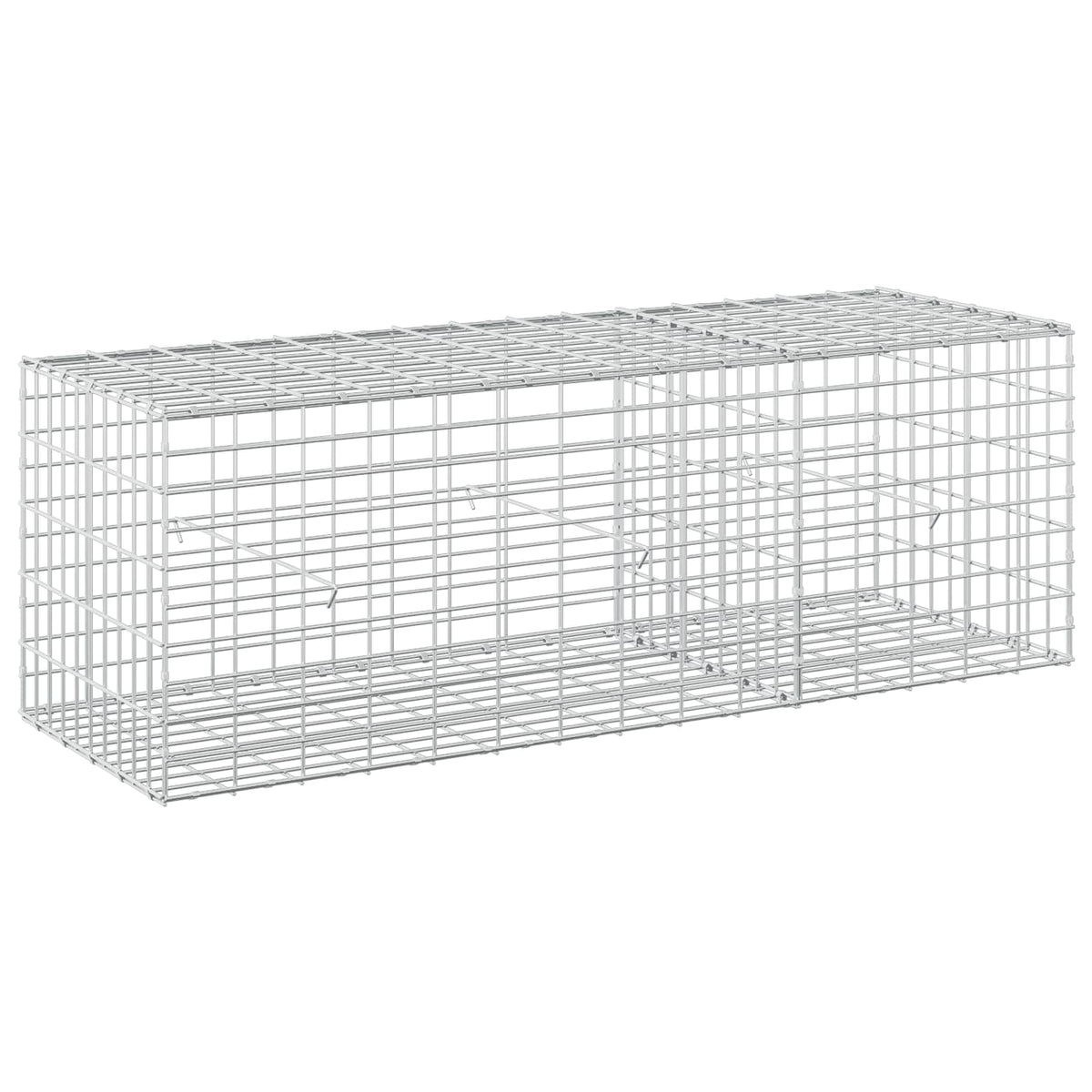 vidaXL Gabion z drutem 5 mm i siatką 5x10 cm 150x50x50 cm