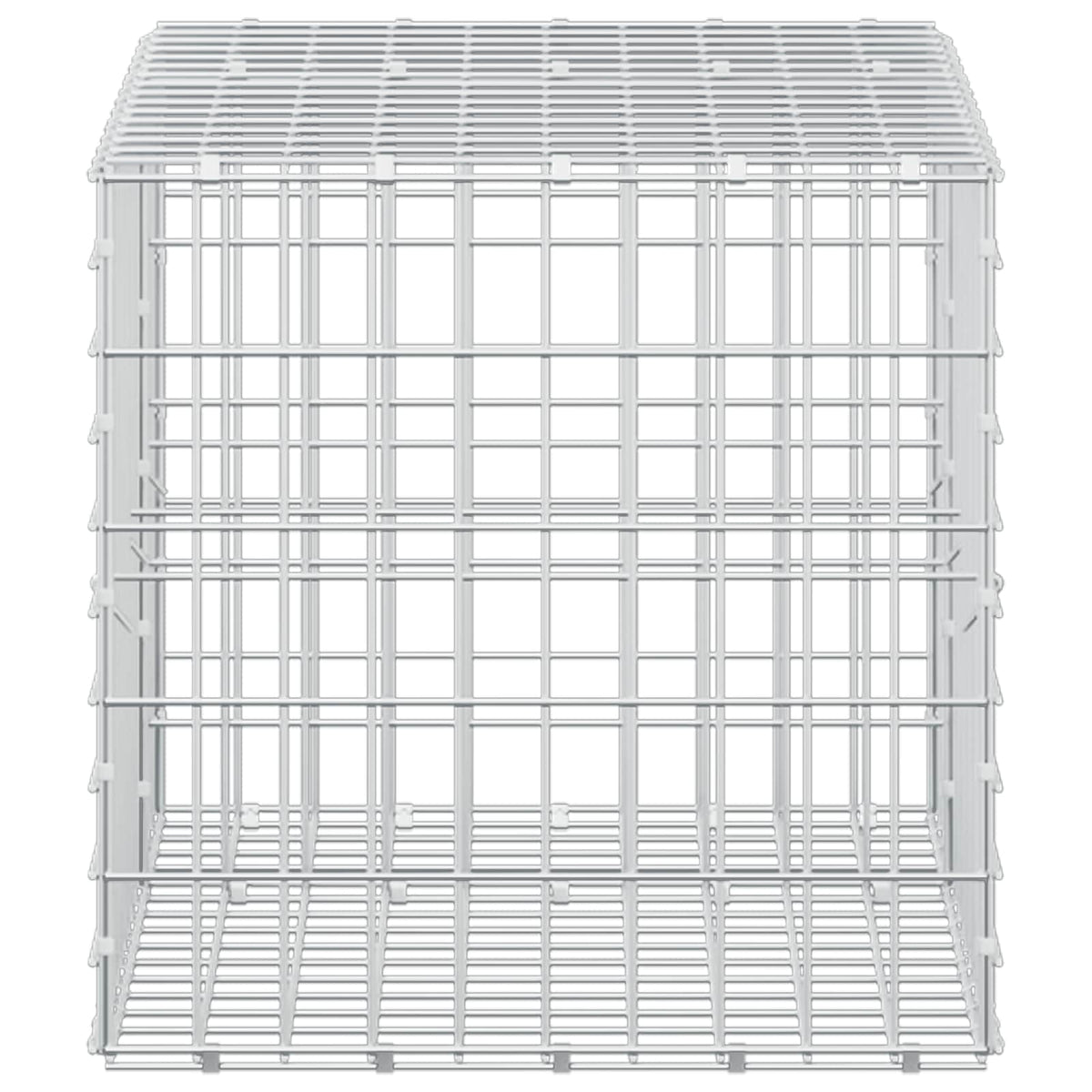 vidaXL Gabion z drutem 5 mm i siatką 5x10 cm 150x50x50 cm