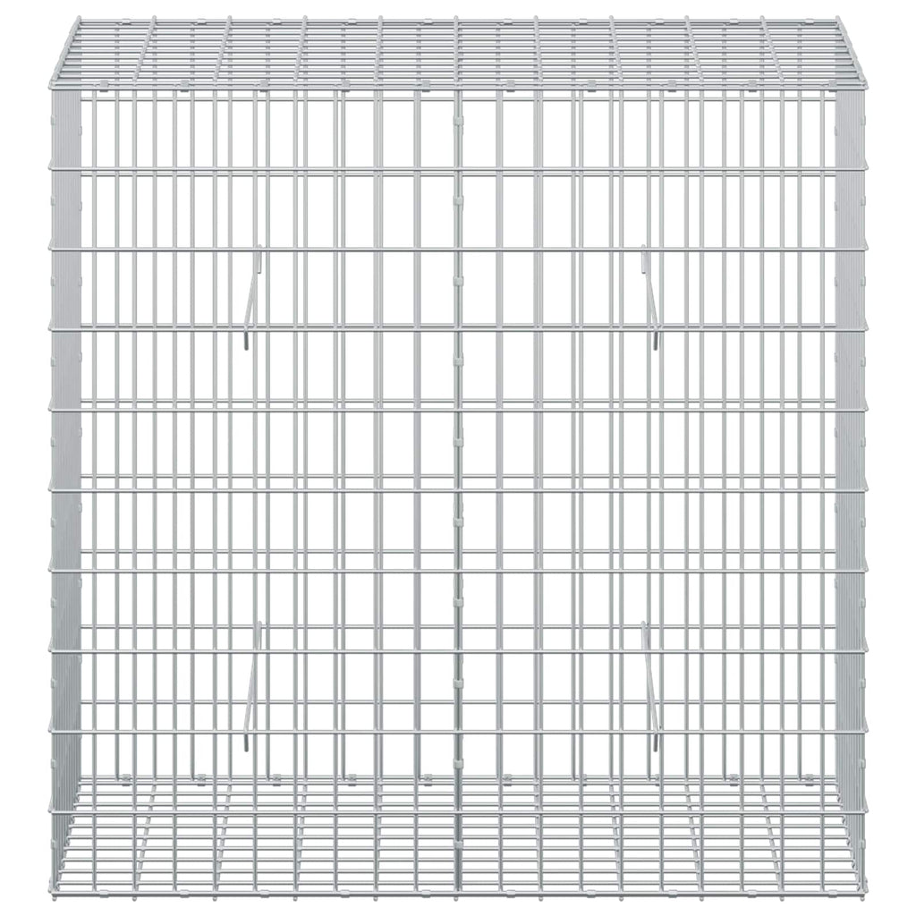 vidaXL Gabion z drutem 5 mm i siatką 5x10 cm 100x50x100 cm