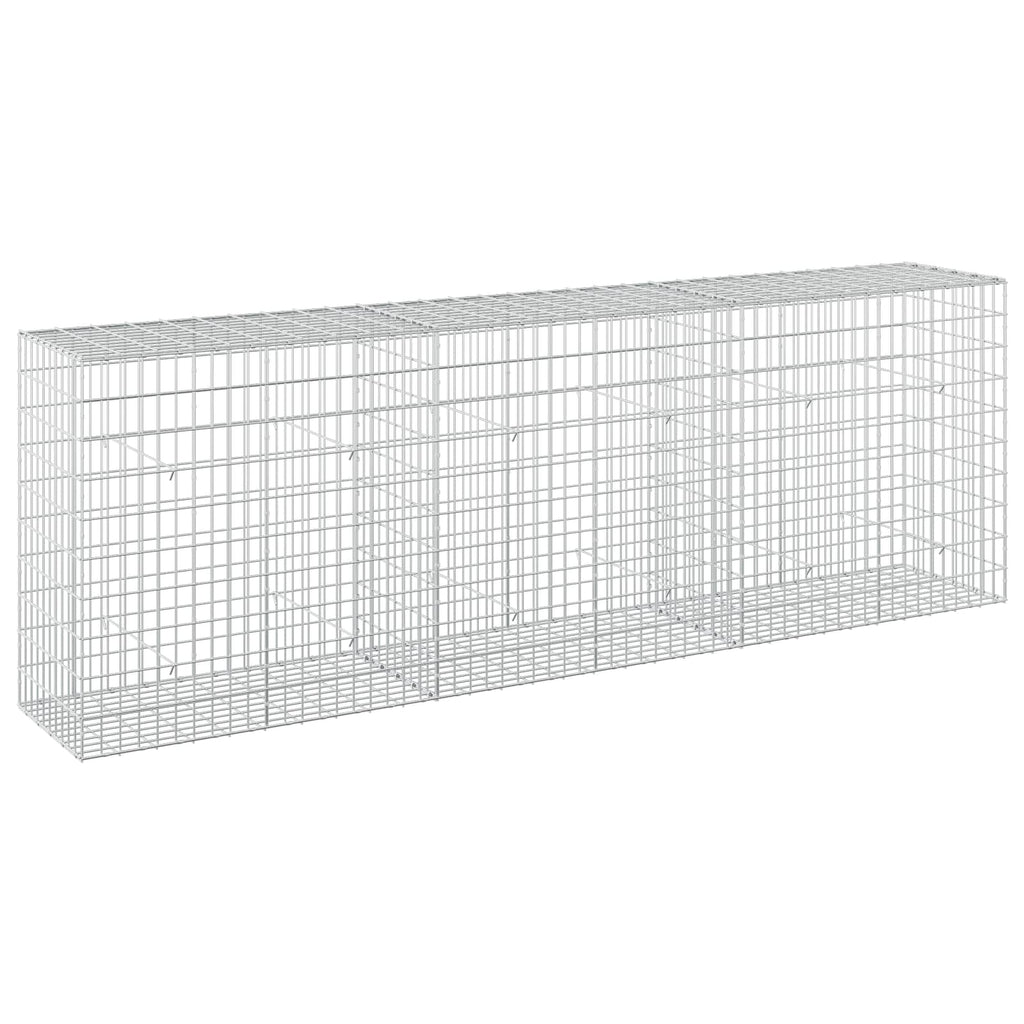vidaXL Gabion z drutem 5 mm i siatką 5x10 cm 300x50x100 cm