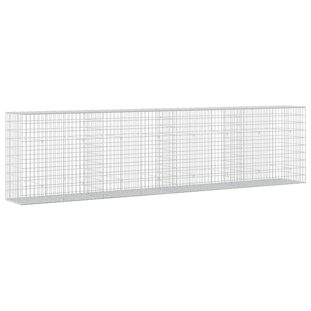 vidaXL Gabion z drutem 5 mm i siatką 5x10 cm 400x50x100 cm
