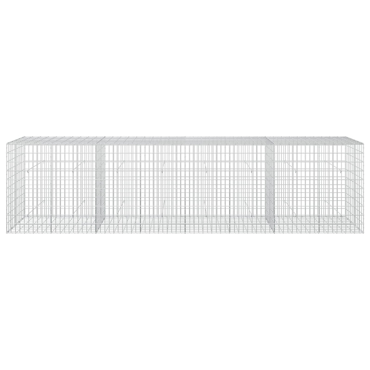 vidaXL Gabion z drutem 5 mm i siatką 5x10 cm 400x50x100 cm