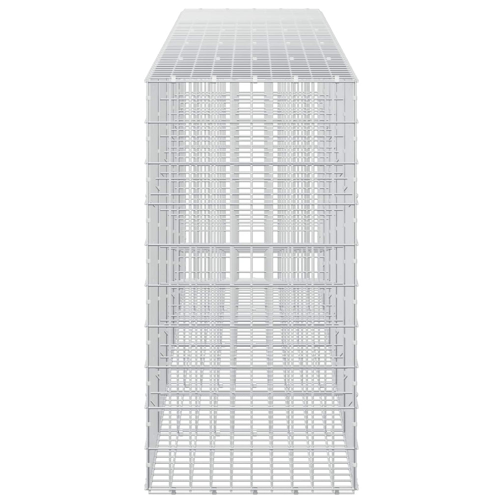 vidaXL Gabion z drutu 5 mm i siatką 5x10 cm 500x50x100 cm