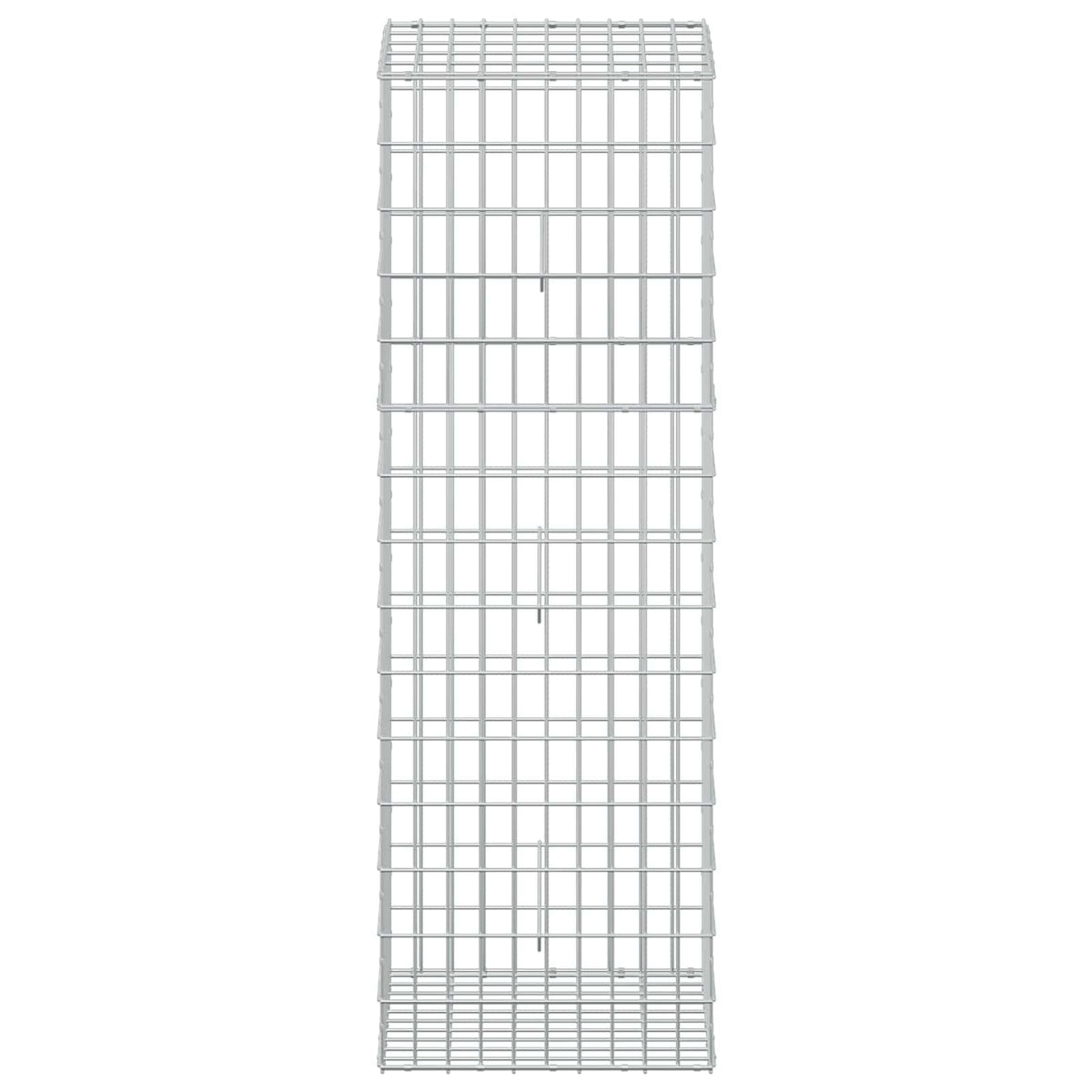 vidaXL Gabion z drutem 5 mm i siatką 5x10 cm 50x50x150 cm