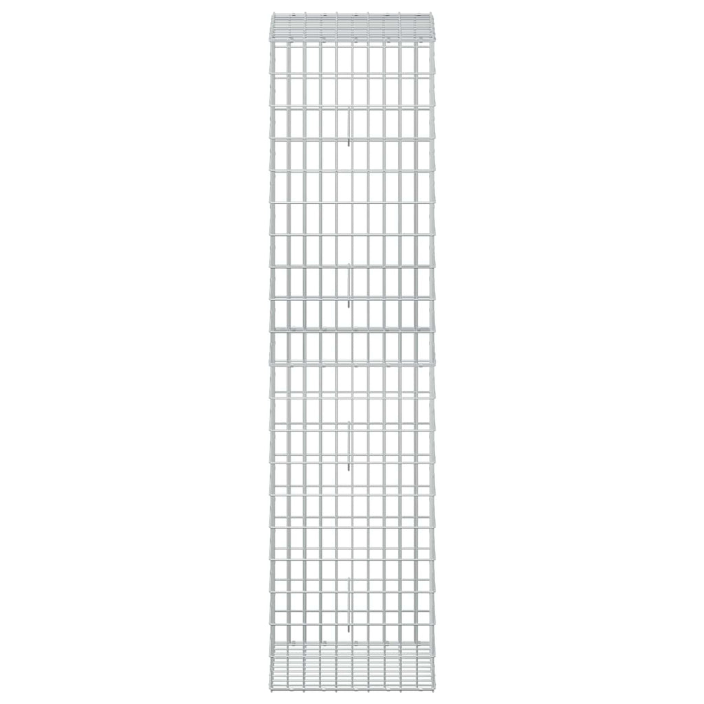 vidaXL Gabion z drutem 5 mm i siatką 5x10 cm 50x50x200 cm
