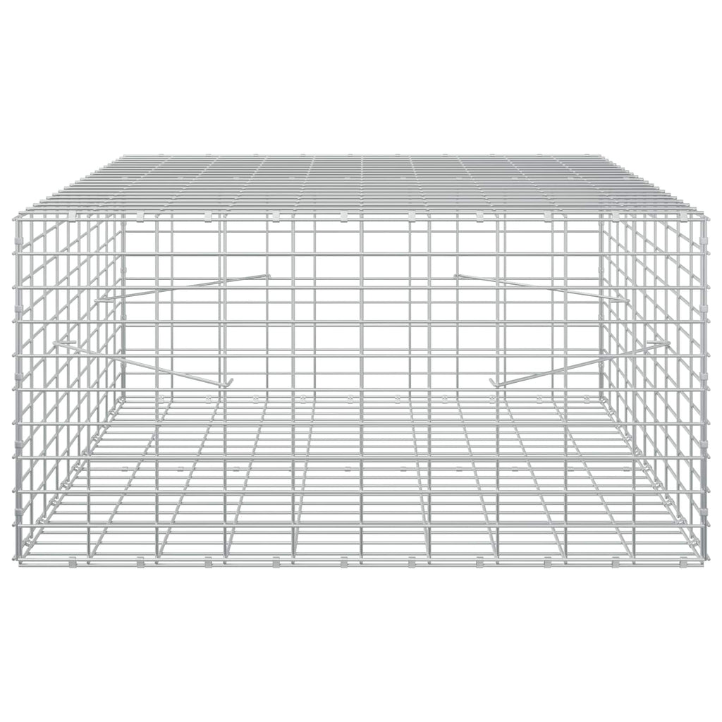 vidaXL Gabion z drutu 5 mm i siatką 5x10 cm 100x100x50 cm