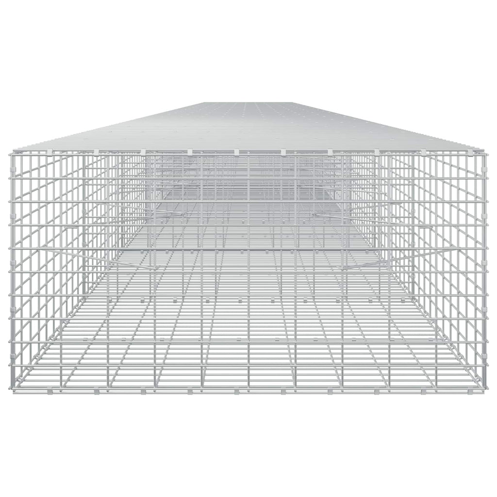 vidaXL Gabion z drutem 5 mm i siatką 5x10 cm 1000x100x50 cm