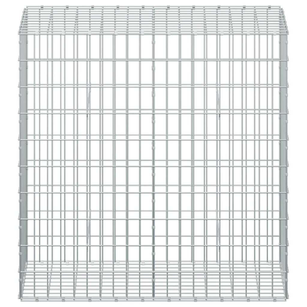vidaXL Gabion z drutem 5 mm i siatką 5x10 cm 50x100x100 cm