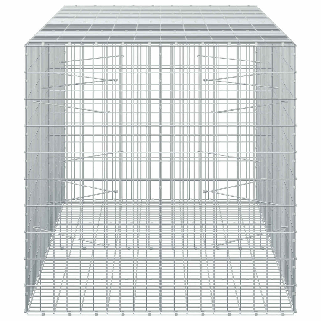 vidaXL Gabion z drutem 5 mm i siatką 5x10 cm 200x100x100 cm