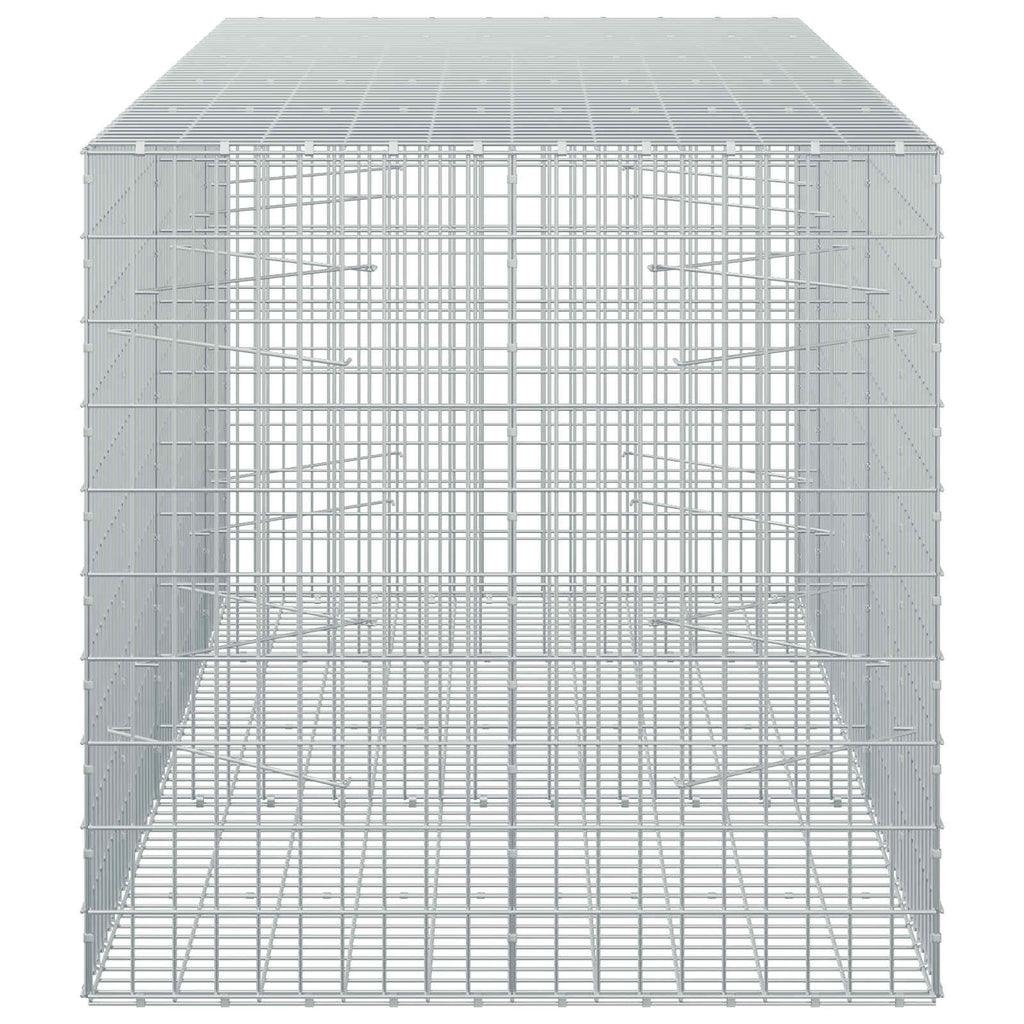 vidaXL Gabion z drutem 5 mm i siatką 5x10 cm 250x100x100 cm