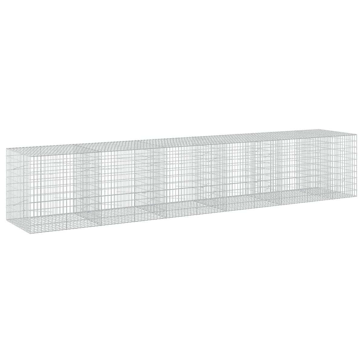 vidaXL Gabion z drutem 5 mm i siatką 5x10 cm 550x100x100 cm