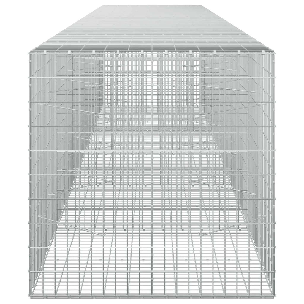 vidaXL Gabion z drutem 5 mm i siatką 5x10 cm 550x100x100 cm