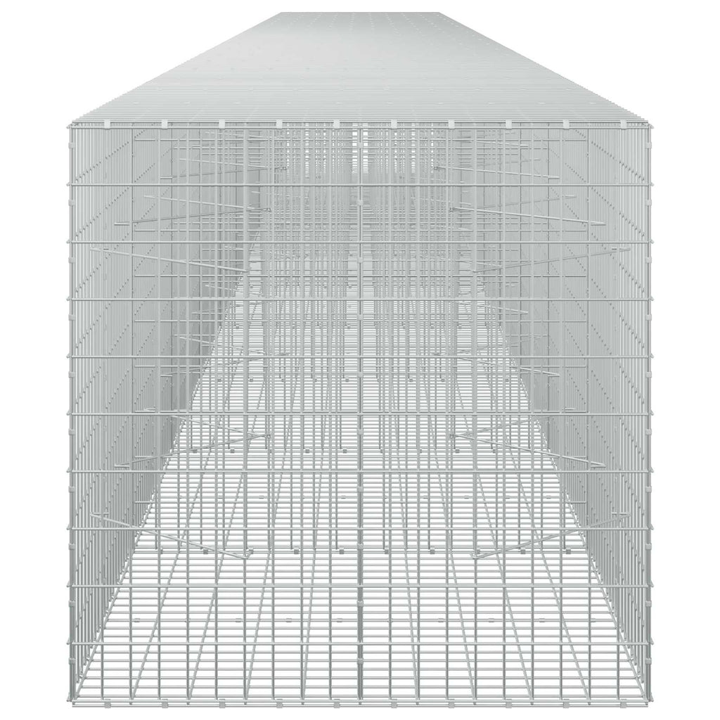 vidaXL Gabion z drutem 5 mm i siatką 5x10 cm 1000x100x100 cm