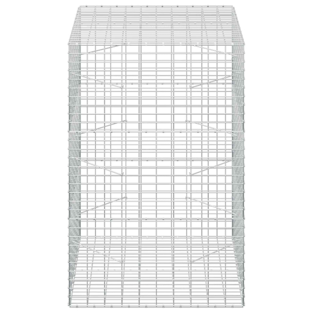 vidaXL Gabion z drutem 5 mm i siatką 5x10 cm 100x100x150 cm