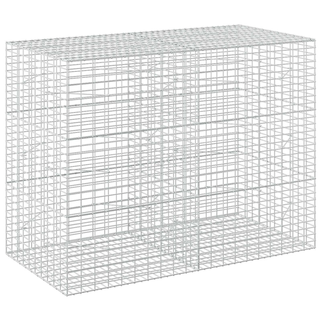 vidaXL Gabion z drutu 5 mm i siatką 5x10 cm 200x100x150 cm
