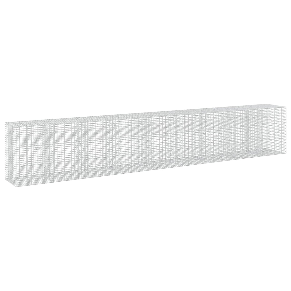 vidaXL Gabion z drutem 5 mm i siatką 5x10 cm 900x100x150 cm