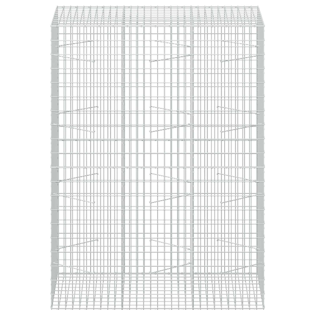 vidaXL Gabion z drutu 5 mm i siatką 5x10 cm 150x100x200 cm