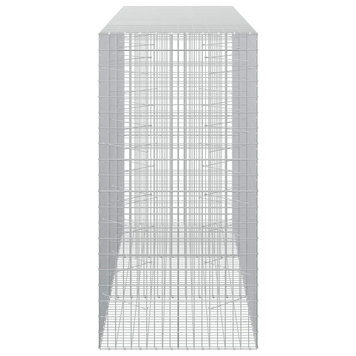 vidaXL Gabion z drutu 5 mm i siatką 5x10 cm 300x100x200 cm