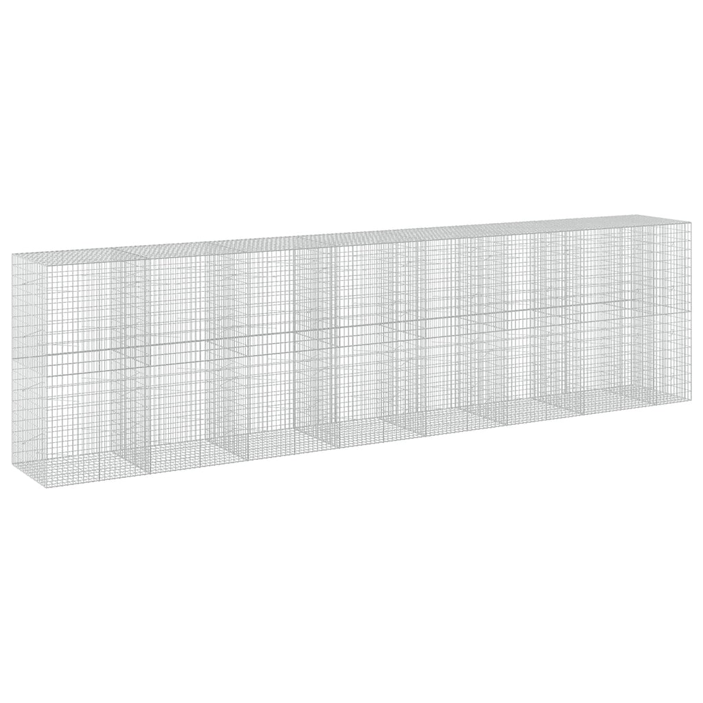 vidaXL Gabion z drutem 5 mm i siatką 5x10 cm 750x100x200 cm