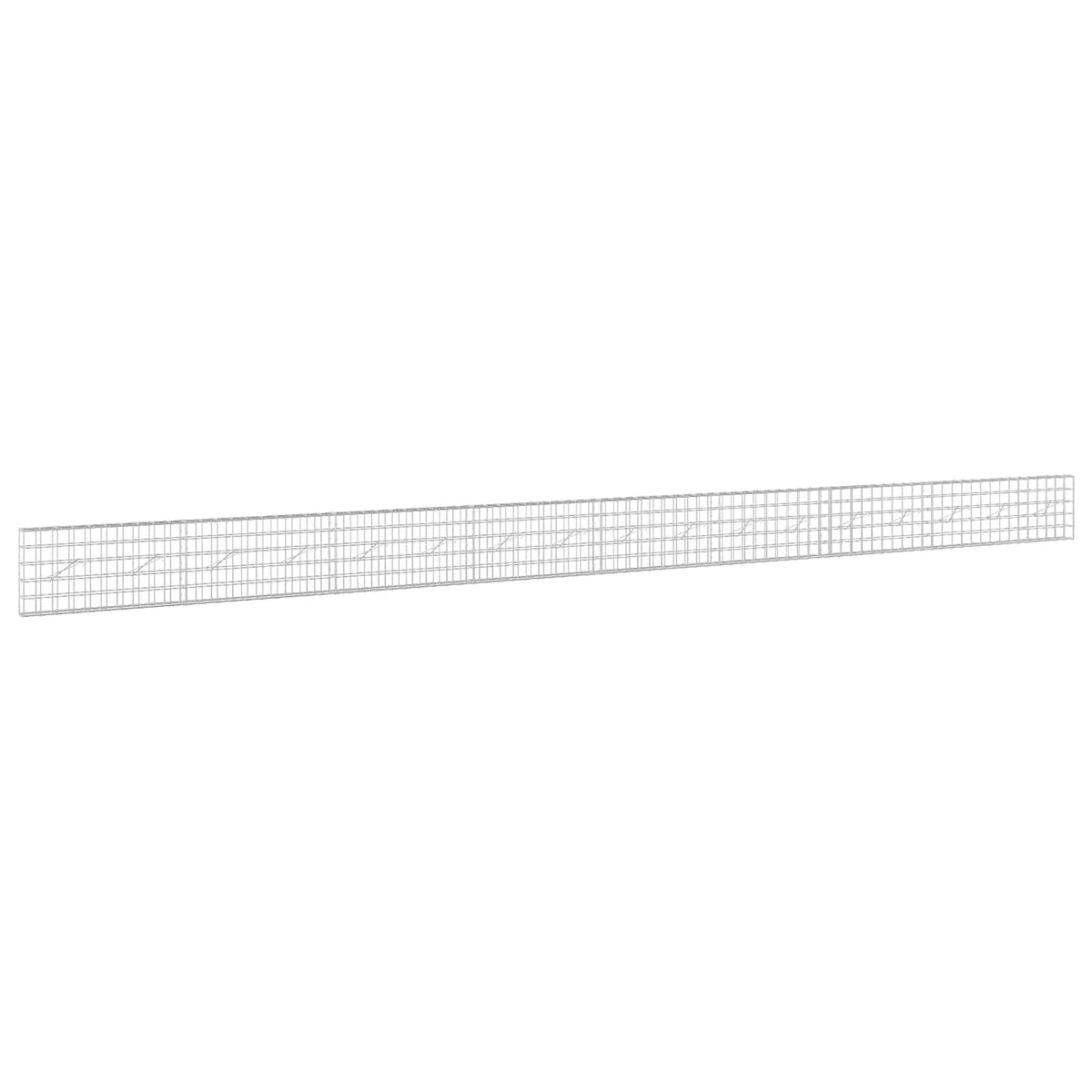 vidaXL Gabion z drutem 5 mm i siatką 10x10 cm 850x10x50 cm