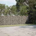 vidaXL Gabion z drutem 5 mm i siatką 10x10 cm 600x10x100 cm