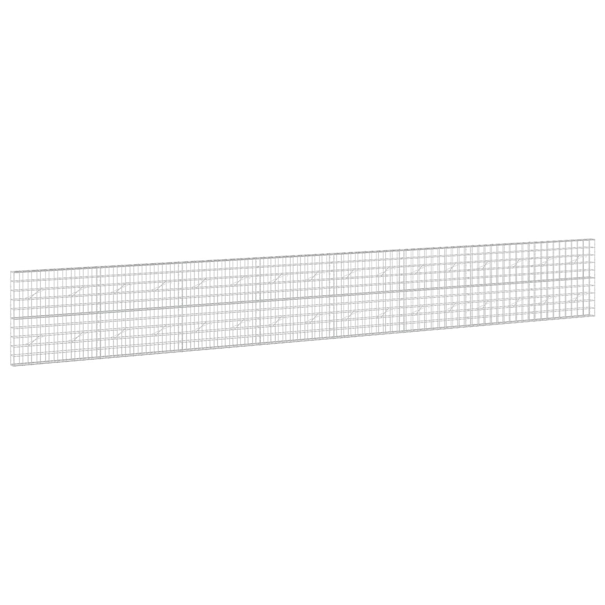 vidaXL Gabion z drutem 5 mm i siatką 10x10 cm 800x10x100 cm