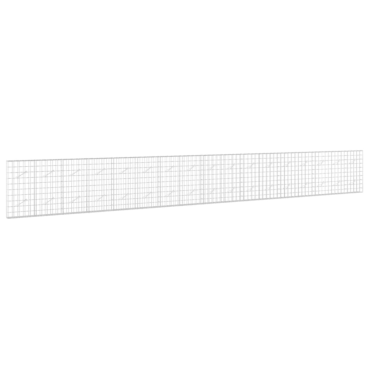 vidaXL Gabion z drutem 5 mm i siatką 10x10 cm 850x10x100 cm
