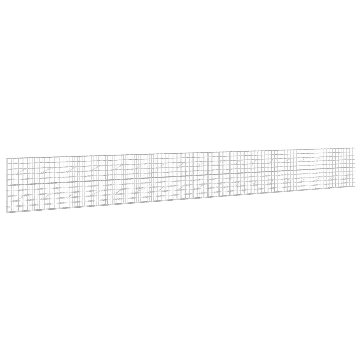 vidaXL Gabion z drutem 5 mm i siatką 10x10 cm 900x10x100 cm