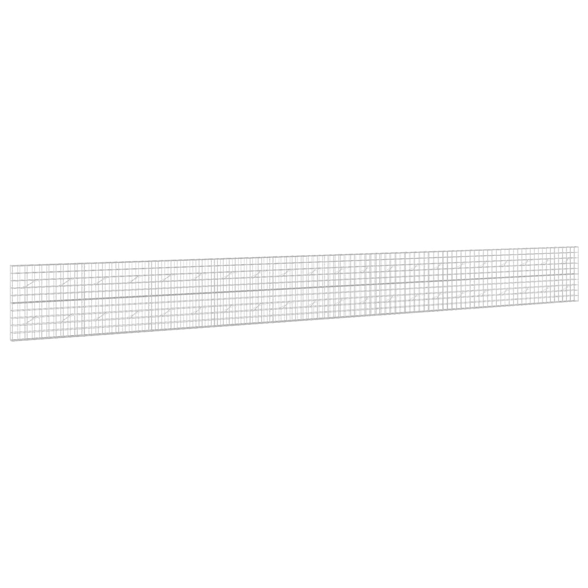 vidaXL Gabion z drutem 5 mm i siatką 10x10 cm 1050x10x100 cm