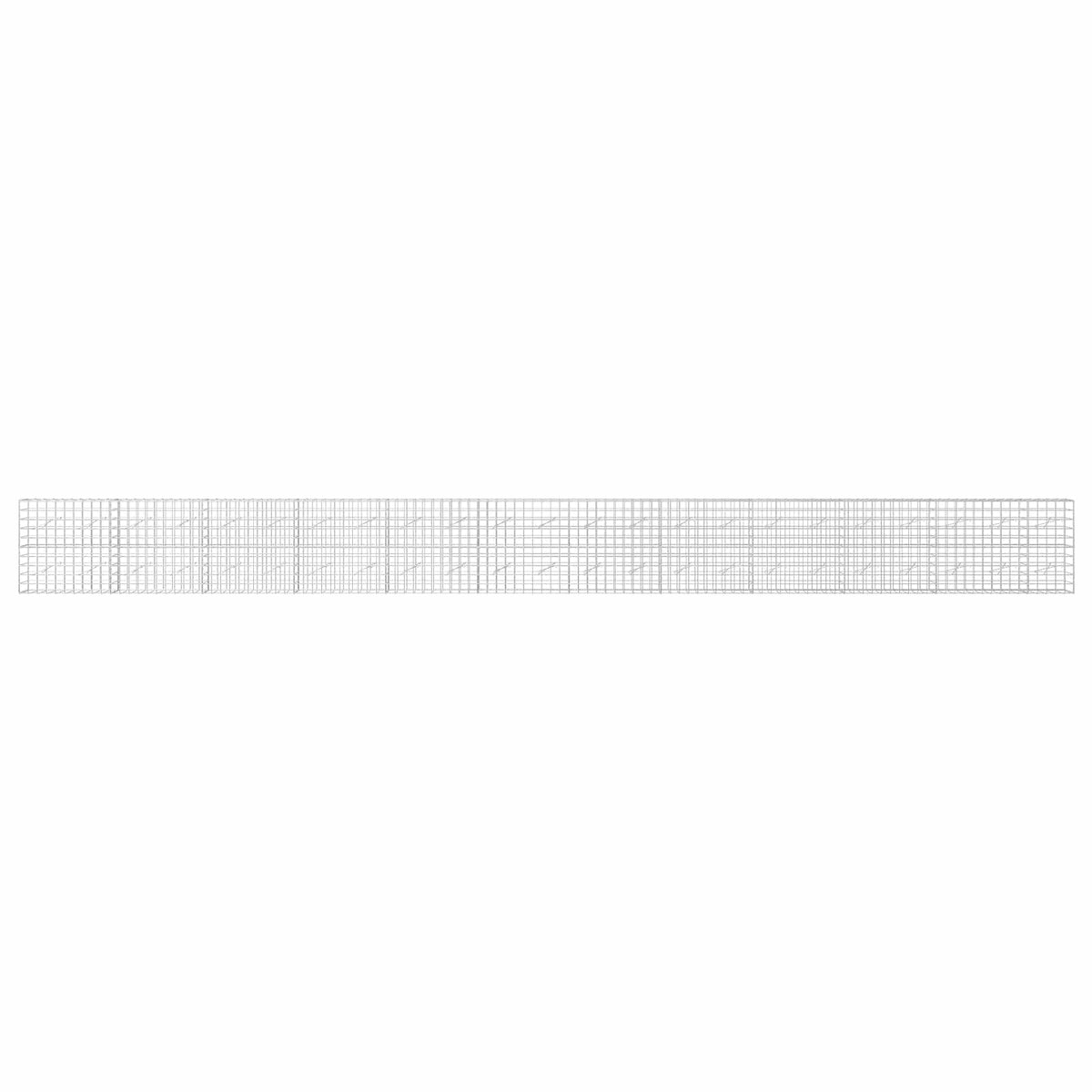 vidaXL Gabion z drutem 5 mm i siatką 10x10 cm 1150x10x100 cm