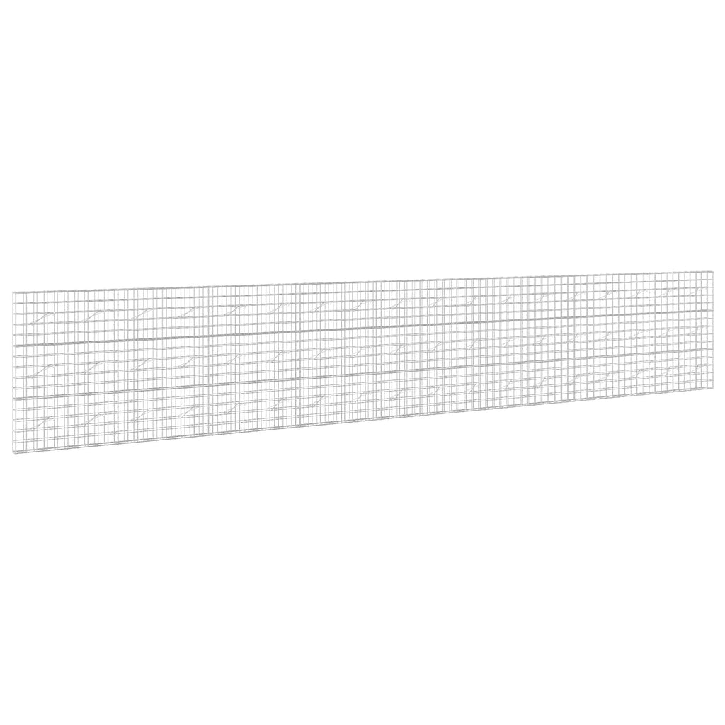 vidaXL Gabion z drutem 5 mm i siatką 10x10 cm 900x10x150 cm