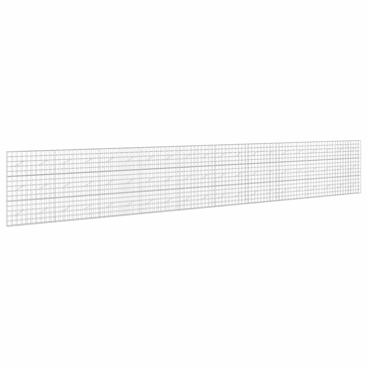 vidaXL Gabion z drutem 5 mm i siatką 10x10 cm 1000x10x150 cm