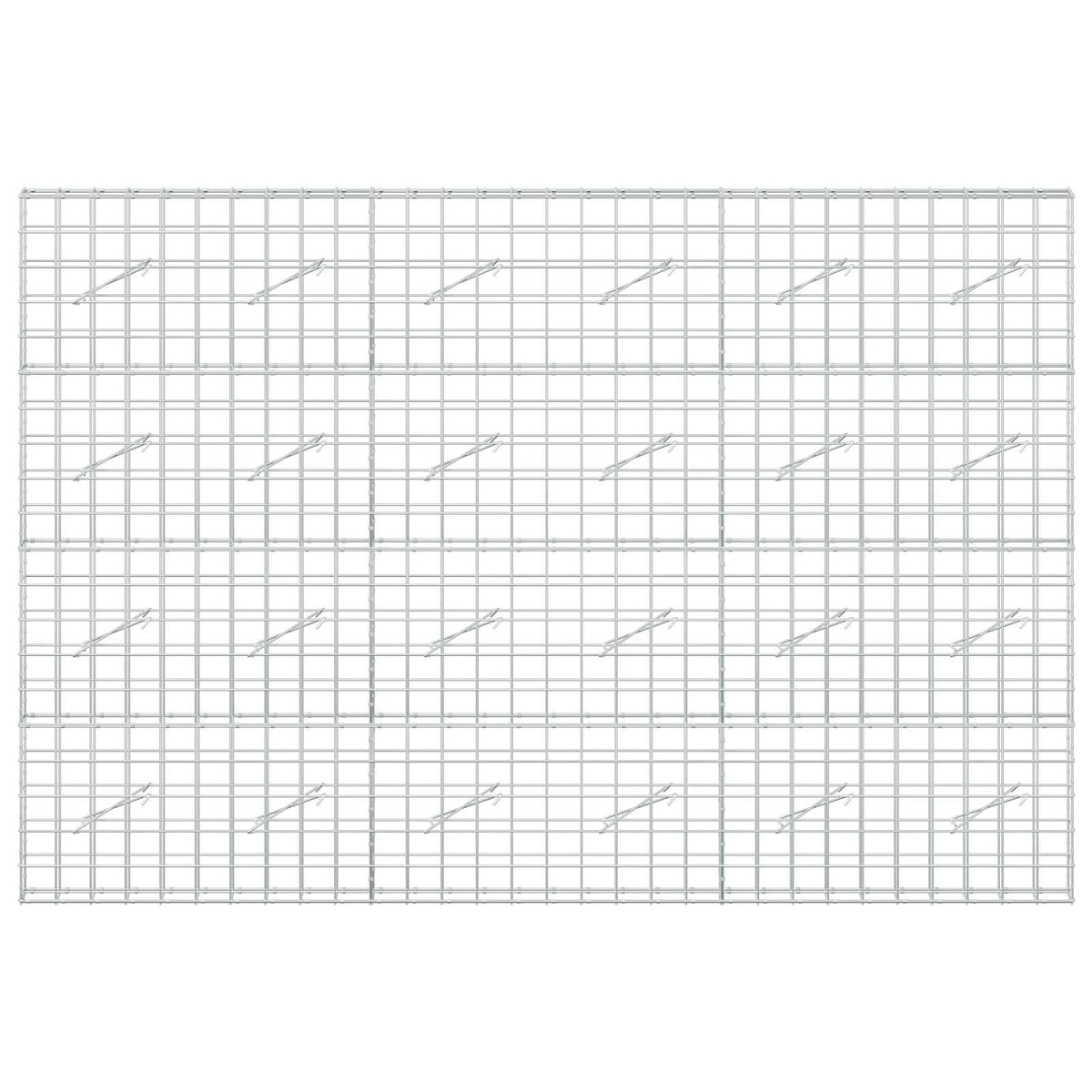 vidaXL Gabion z drutem 5 mm i siatką 10x10 cm 300x10x200 cm