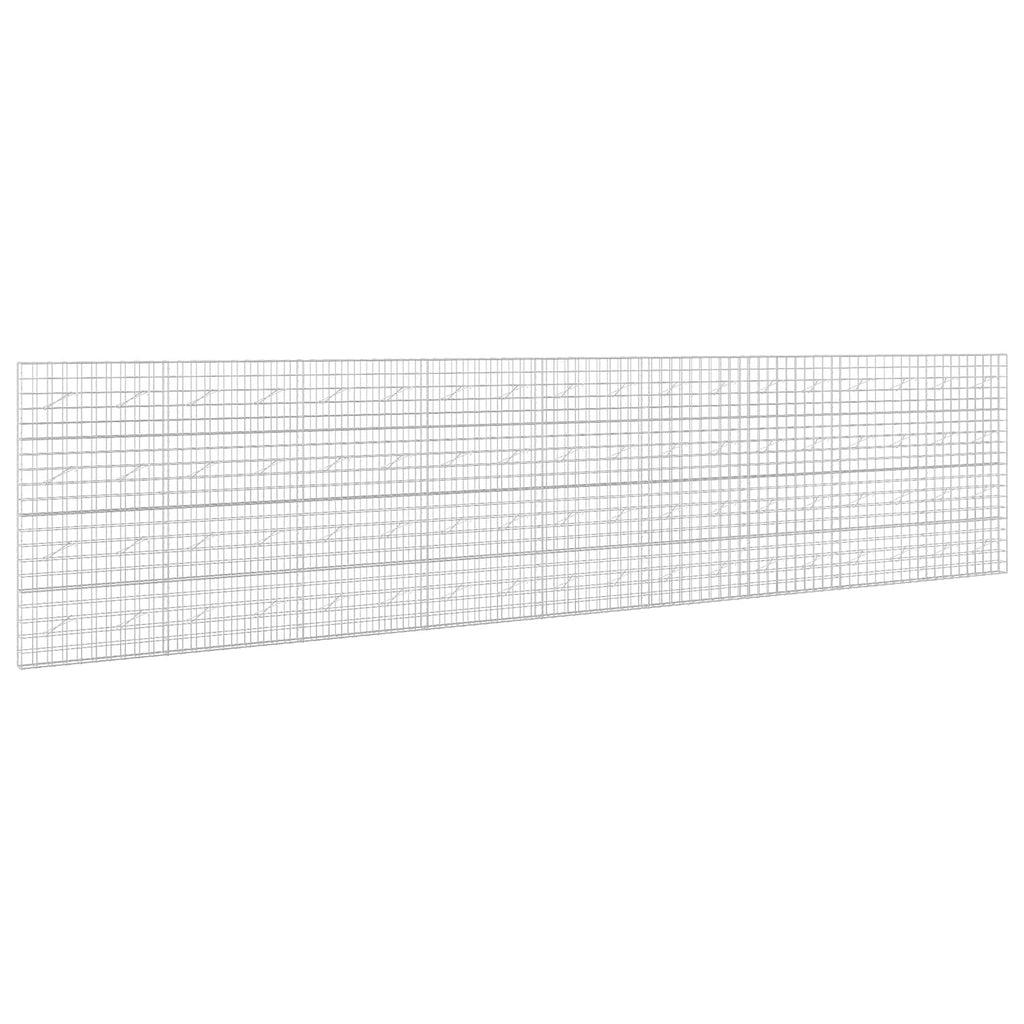 vidaXL Gabion z drutem 5 mm i siatką 10x10 cm 900x10x200 cm