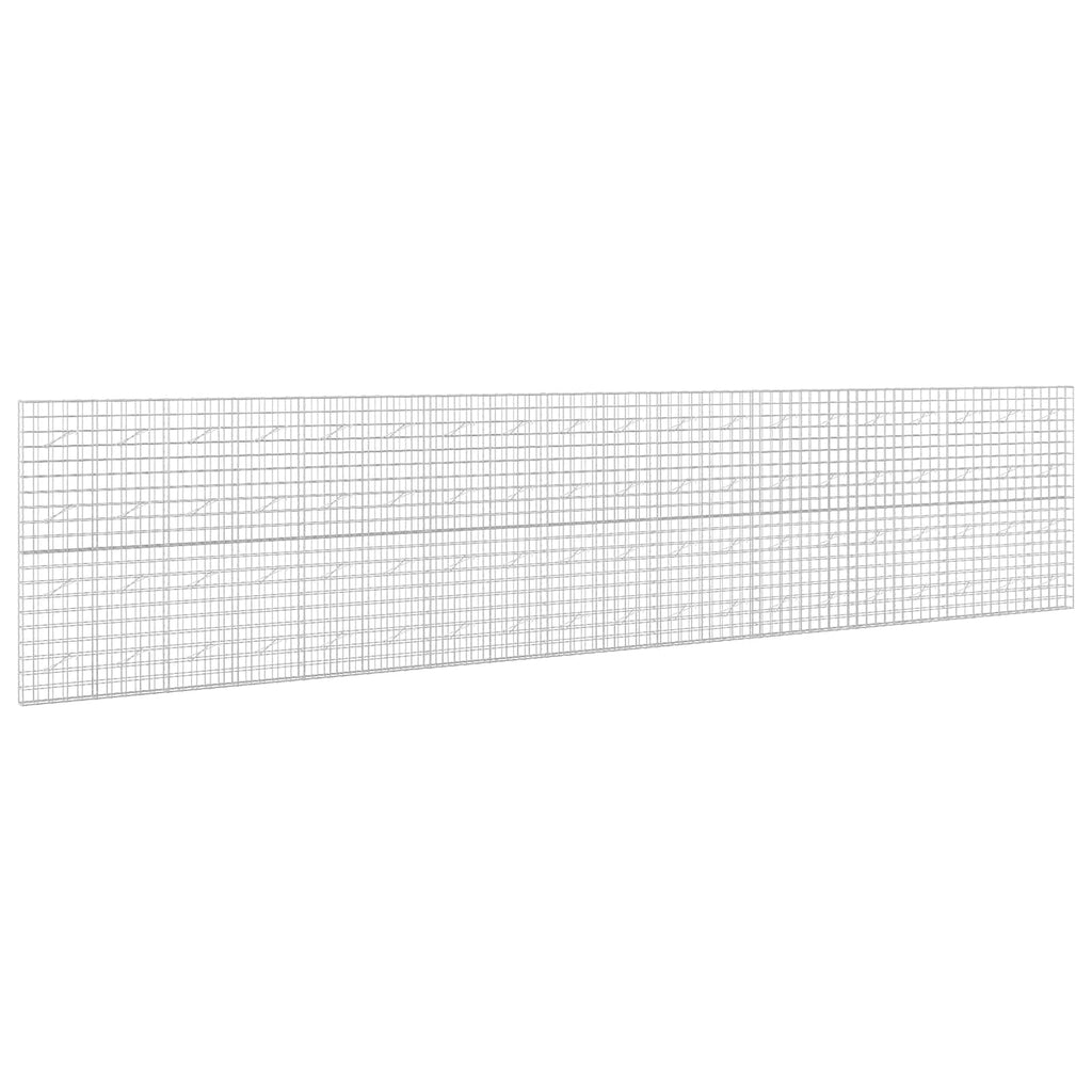 vidaXL Gabion z drutem 5 mm i siatką 10x10 cm 950x10x200 cm
