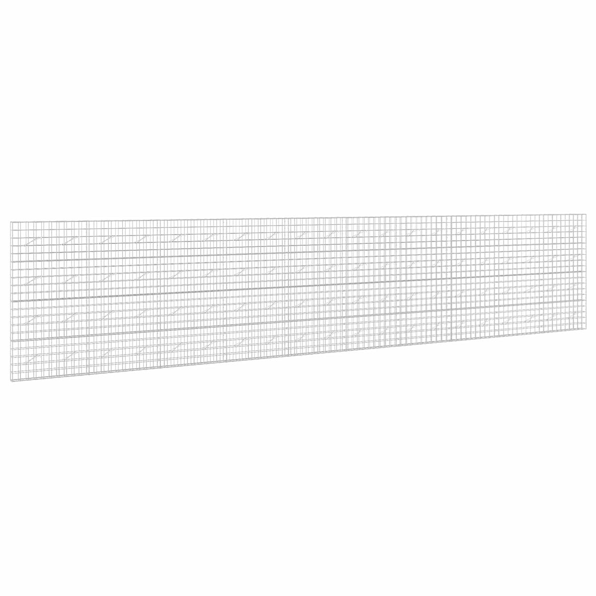 vidaXL Gabion z drutem 5 mm i siatką 10x10 cm 1000x10x200 cm