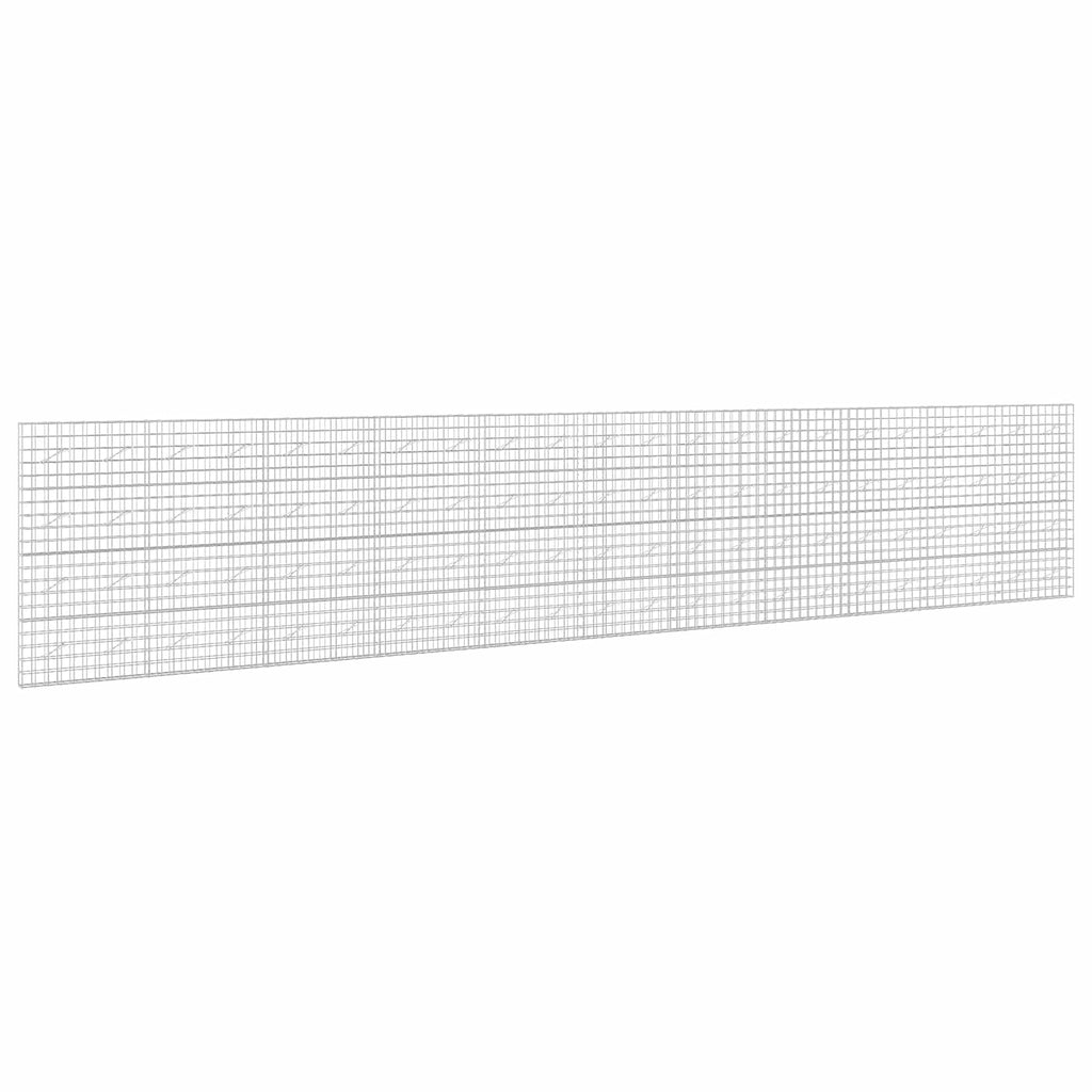 vidaXL Gabion z drutem 5 mm i siatką 10x10 cm 1100x10x200 cm