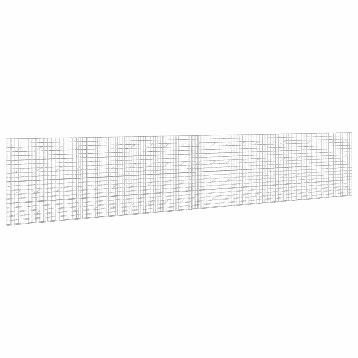 vidaXL Gabion z drutem 5 mm i siatką 10x10 cm 1100x10x200 cm