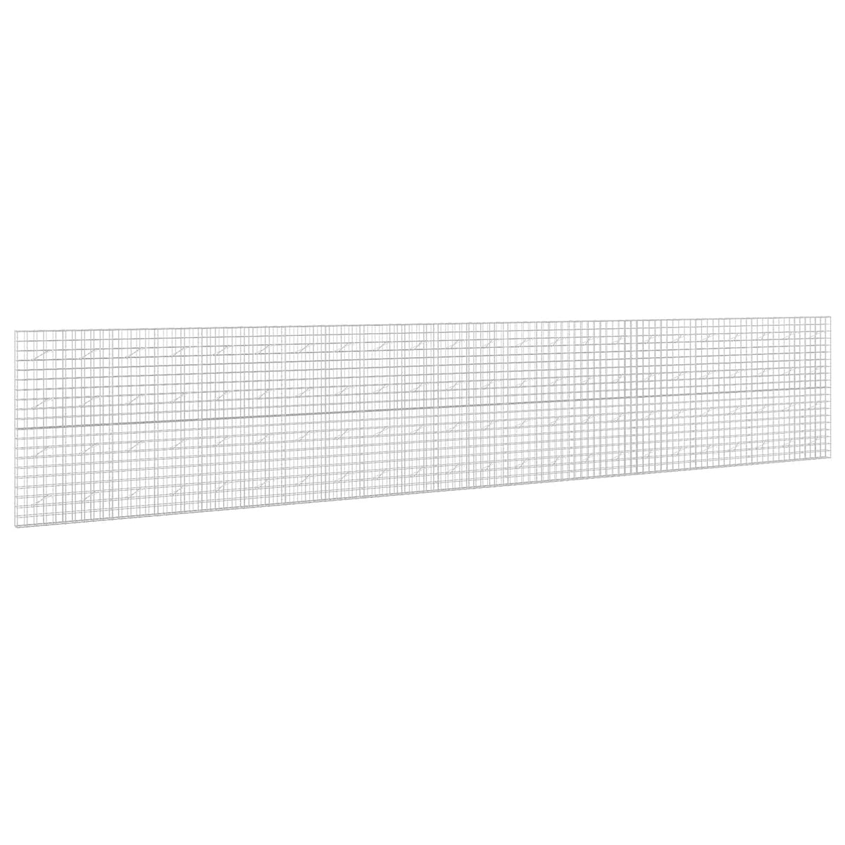 vidaXL Gabion z drutem 5 mm i siatką 10x10 cm 1150x10x200 cm