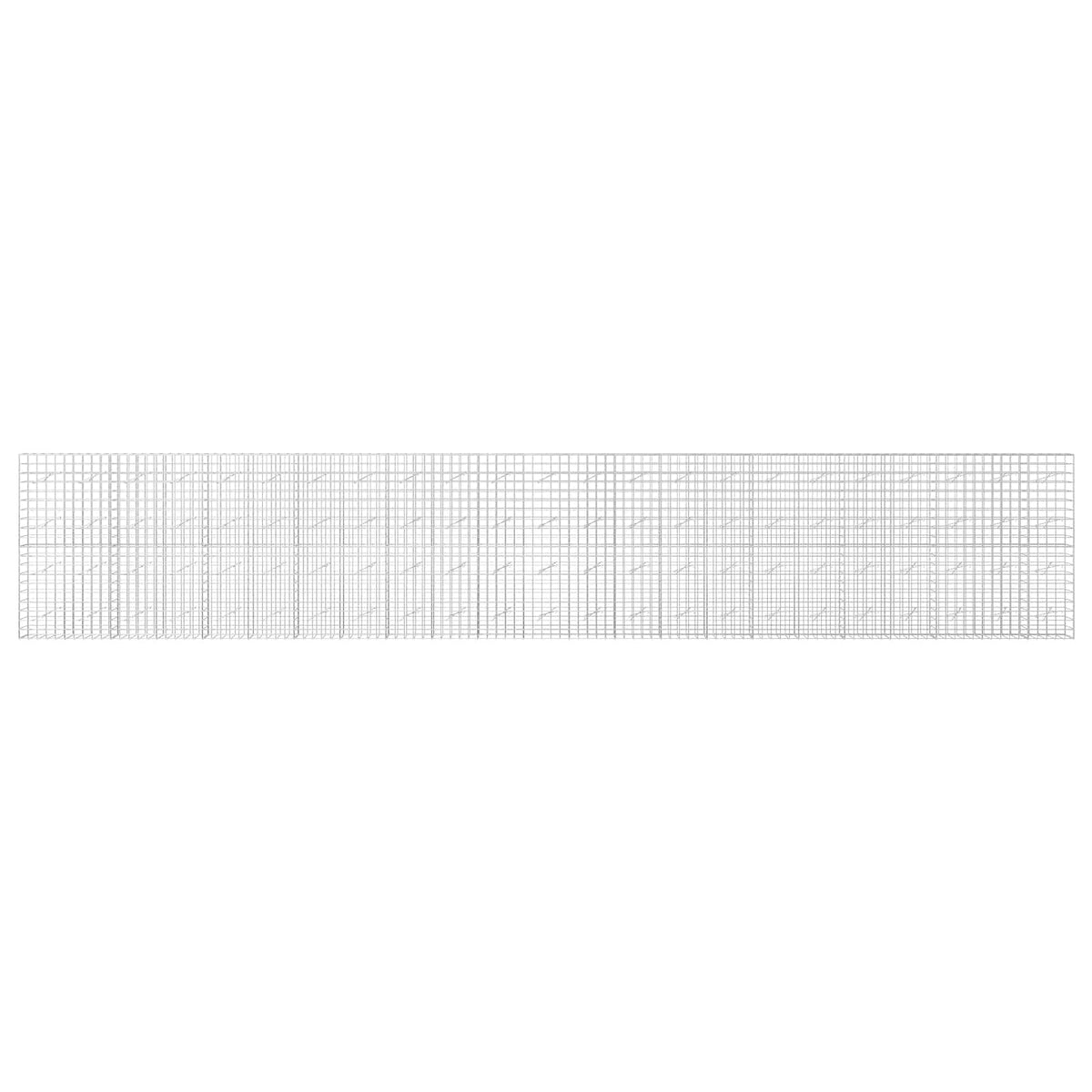 vidaXL Gabion z drutem 5 mm i siatką 10x10 cm 1150x10x200 cm