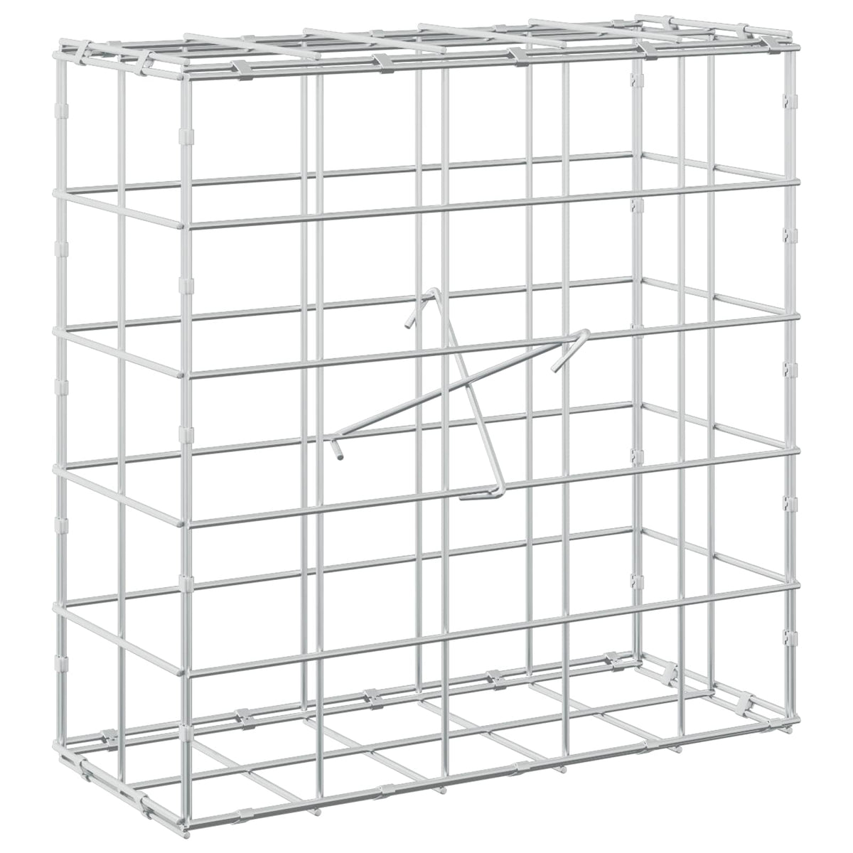 vidaXL Gabion z drutem 5 mm i siatką 10x10 cm 50x20x50 cm