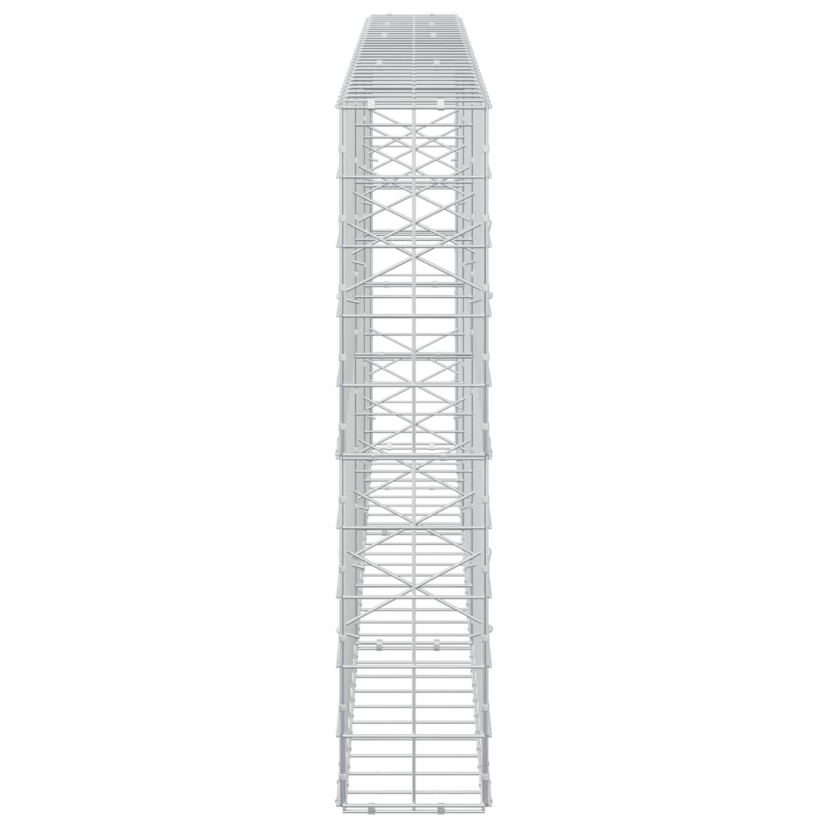 vidaXL Gabion z drutem 5 mm i siatką 10x10 cm 300x20x100 cm