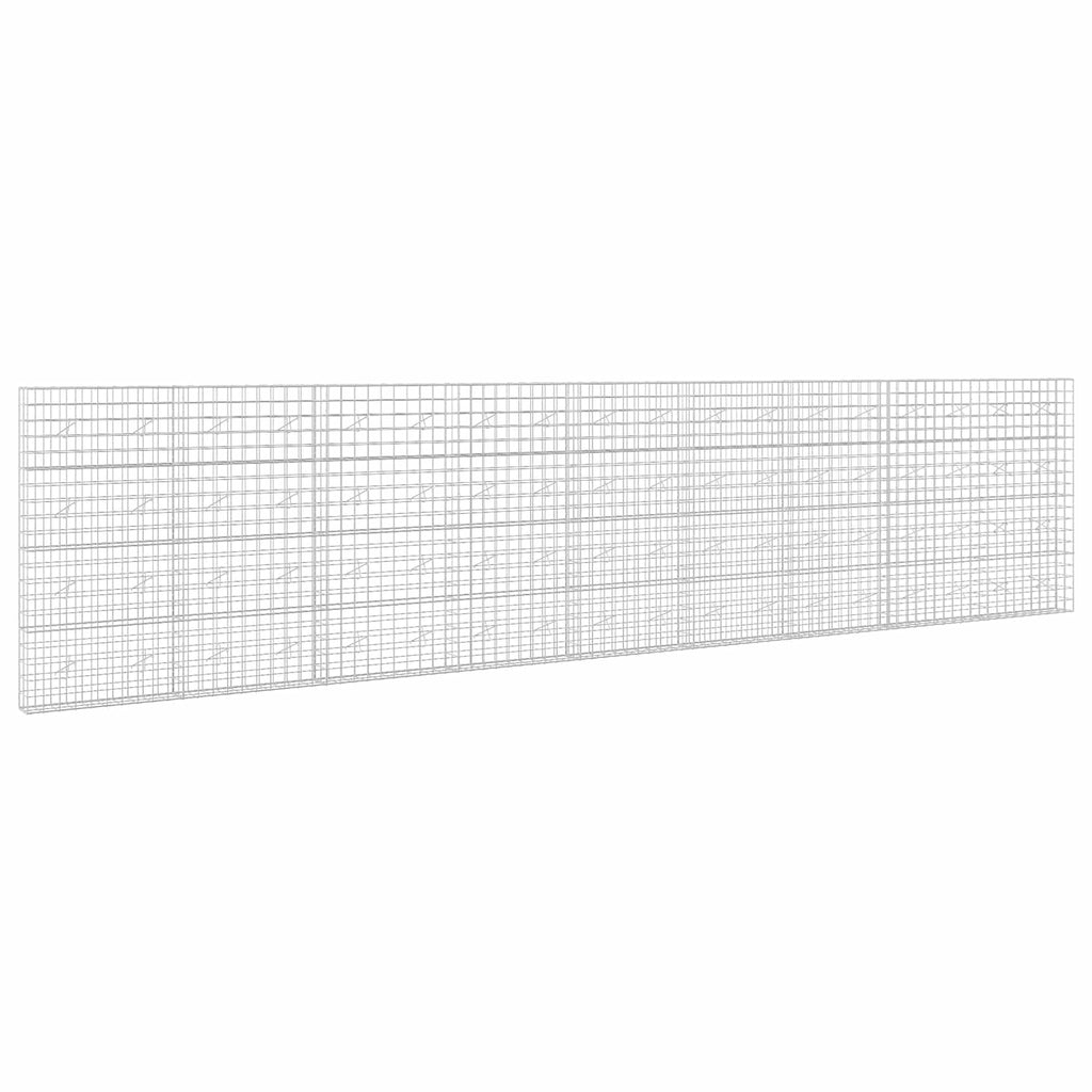 vidaXL Gabion z drutem 5 mm i siatką 10x10 cm 900x20x200 cm