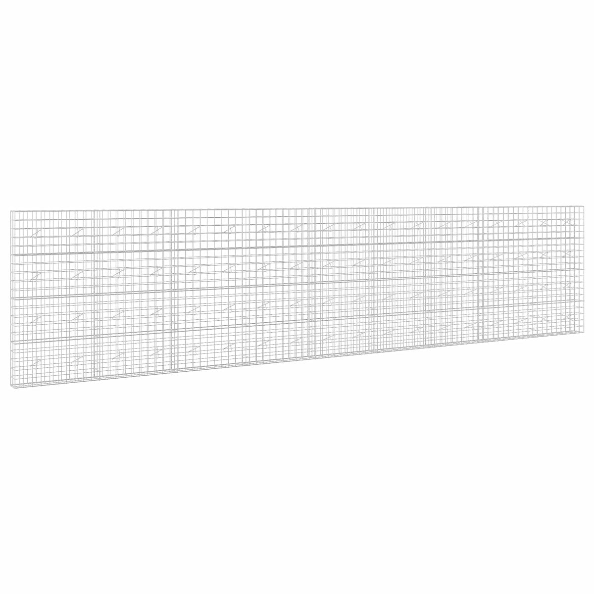 vidaXL Gabion z drutem 5 mm i siatką 10x10 cm 900x20x200 cm